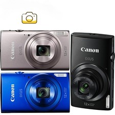 Canon Powershot ELPH 170/ IXUS 170 Digital Camera 20 MP 12x Optical Zoom AF Lock