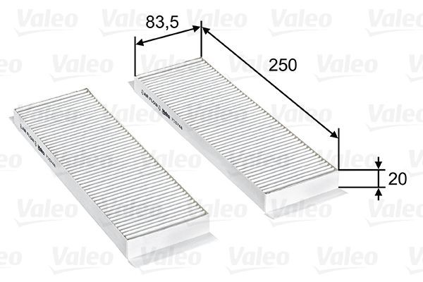 NEU - Valeo 715748 Filter, Innenraumluft FüR Hyundai-image