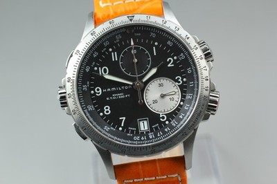 [Fast neuwertig mit Box] Hamilton Khaki ETO H776120 Chronograph Quarz Herrenuhr