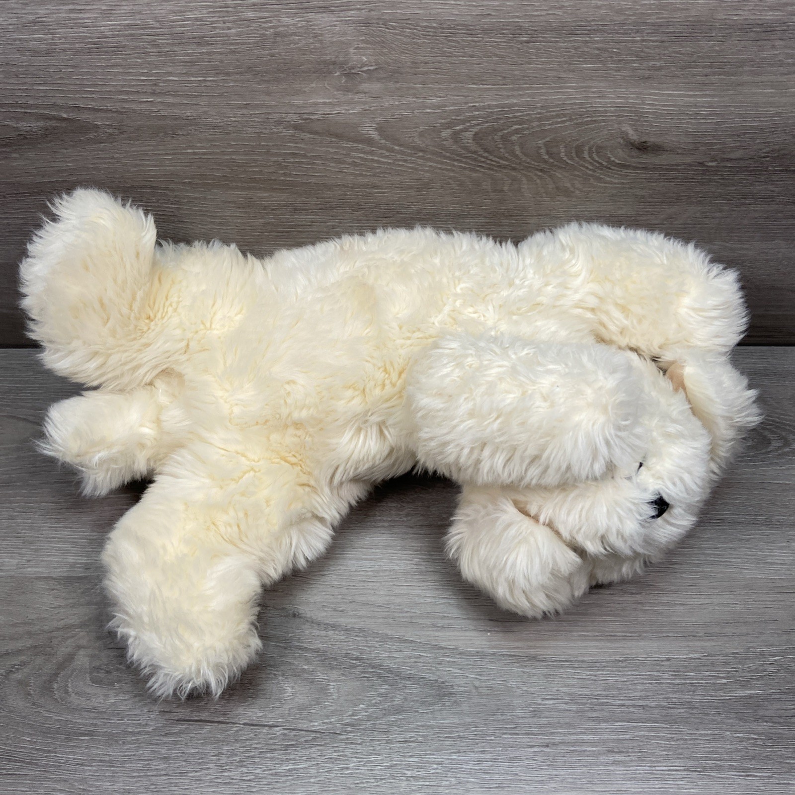 Ty Honey Puppy Dog Plush Fluffy Lab Cream Vtg 1995 Retired Classic Korea 15”