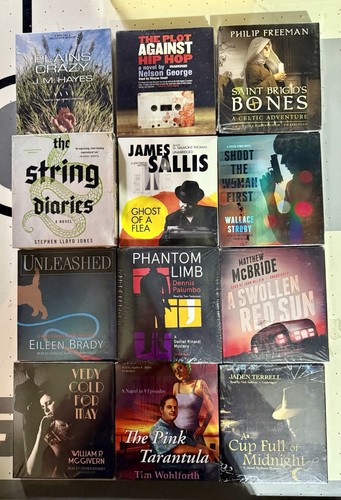 Lot of 12 MYSTERY & DETECTIVE Unabridged Audio Books on CD NEW