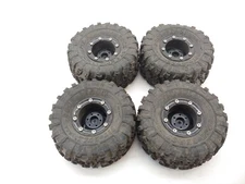 4x Pit Bull Rock Beast XOR FANG 2.2" Crawler Tires on 12mm Hex Beadlock Wheels