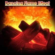 Fireplace Lamp Flickering Flameless Log Fire Flame Effect Christmas Ornament LED