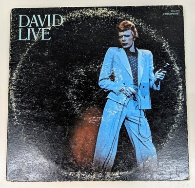 David Bowie David Live 1974 Double Vinyl LP CPL2-0771 Rebel Changes Suffragette