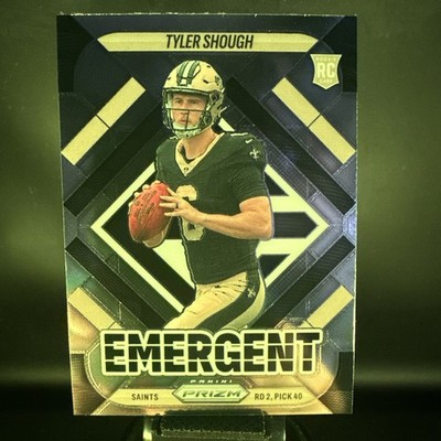 2025 Panini Prizm Emergent Tyler Shough #8 RC New Orleans Saints