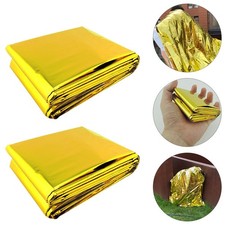 3 Pcs Aluminum Foil Heating Blanket Aluminium Film Insulated Off-road Emergency