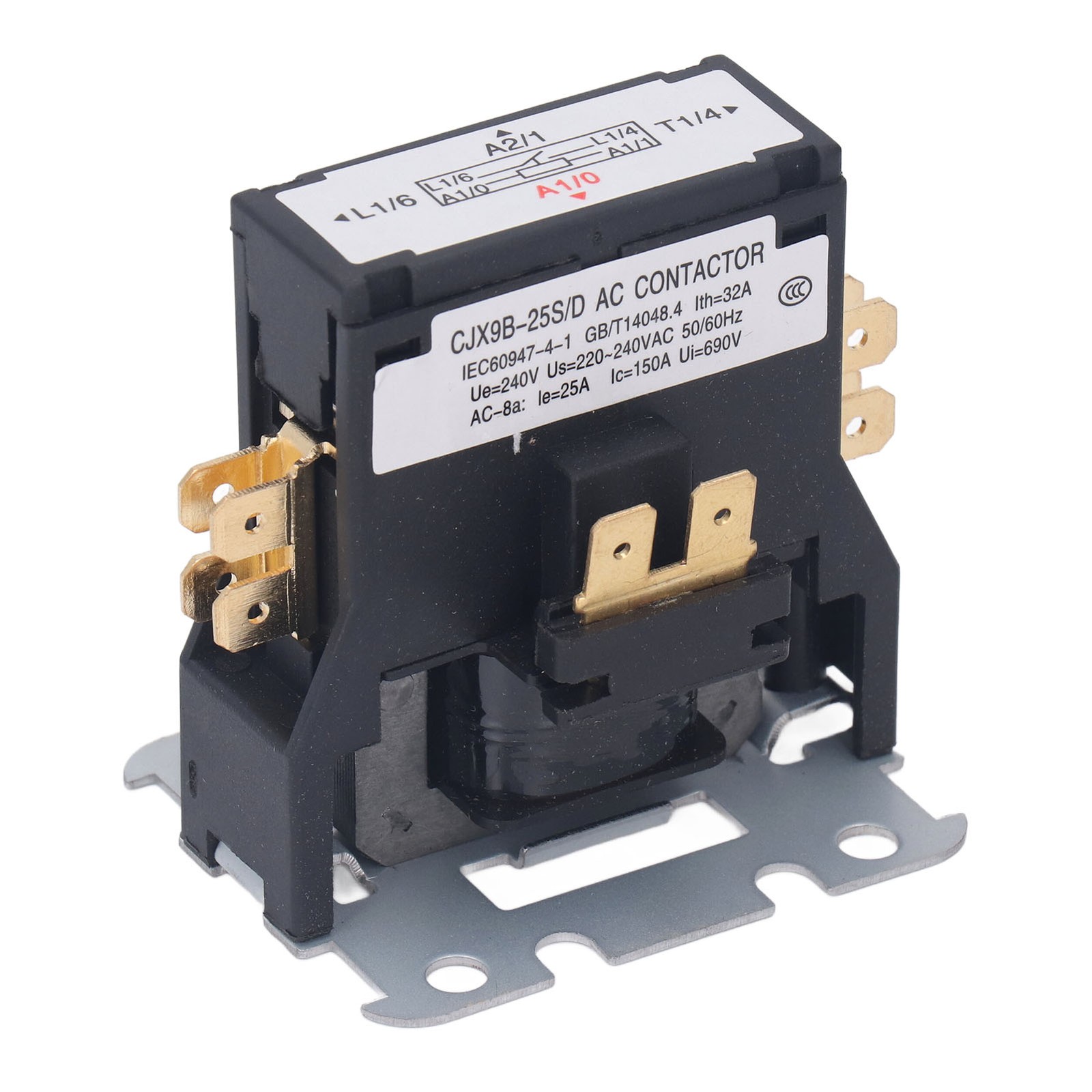 (240V)Air Conditioner Condenser Compressor Contactor Safe Dustproof High.