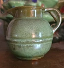 Frankoma Prairie Green Small Creamer  Pitcher