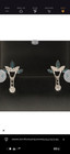 10K White Gold Round Diamond Stud Earrings w/ Jackets 0.25 CTW Signed — photo 1