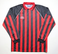 UMBRO 90s VINTAGE LONG SLEEVE TEMPLATE FOOTBALL SHIRT SOCCER JERSEY SIZE L LARGE