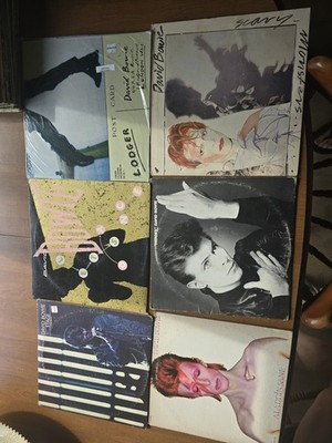 David Bowie  6 vintage LPs 
