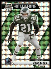 2025 Panini Mosaic Eric Allen #295 HOF Prizm Eagles