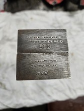 BROWN AND SHARPE B&S MACHINIST PARALLELS JIG FIXTURE SETUP TOOLING 12x1x2 