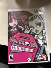 THQ Monster High: Ghoul Spirit Nintendo Wii E Manual Included Video Game