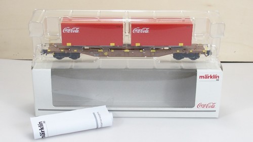 Märklin H0 - 47434 Containertragwagn Sgns COCA COLA OVP - neuwertig | Condition: Gebraucht