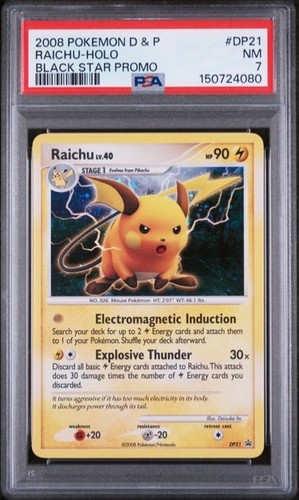 Raichu graded PSA 7 for sale on eBay