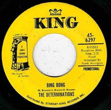 NORTHERN SOUL - DETERMINATIONS - BING BONG - KING - DEMO