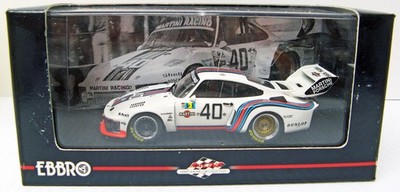1976 Porsche 935 Martini Racing #40 Le Mans  1/43 Ebbro 970 MB
