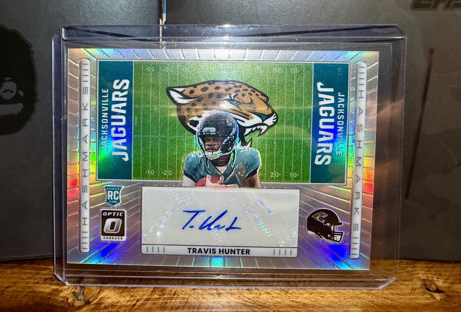 2025 Panini Donruss Optic Football Travis Hunter HASHMARKS Rookie Auto HM-TH