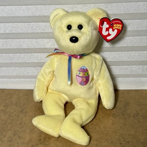 TY Beanie Baby Eggs 2005 Easter Bear 8.5” Plush – MWMTs Vintage
