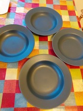 Habitat Prato 4 X Rimmed Bowls Rare