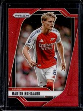 2024-25 Panini Prizm Premier League Martin Odegaard Red #/199 Arsenal