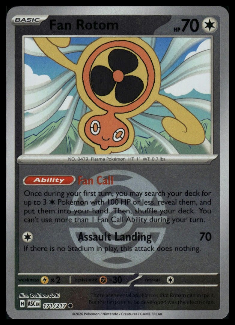 ME: Ascended Heroes #171/217 Fan Rotom BALL