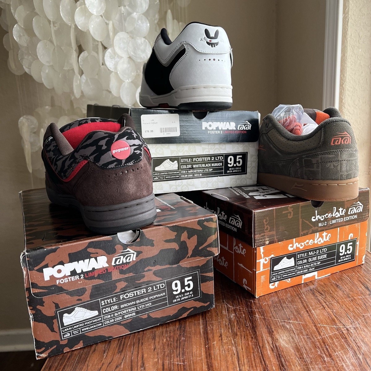 Rare Lakai Skate Shoes Lot Pairs Deadstock 2005 Limited Marc