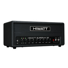 Hiwatt T-Series SUPER-HI 33 30-Watt Hi-Gain Tube Guitar Amplifier Head - Black