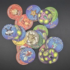 Pokemon Tazos 1st Generation 30 Count Random/mix Pokemon Pogs