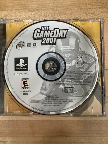 NFL GameDay 2001 (Sony PlayStation 1 PS1, 2000) Completo ~ Testato e Funzionante - Foto 4 di 4