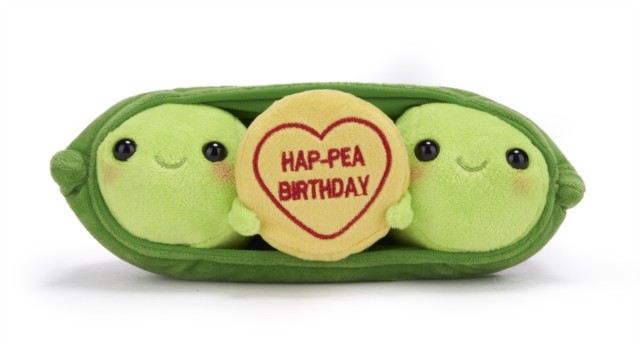 Love Hearts 9 HapPea Birthday Plush Gift 5050624376482