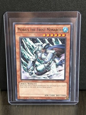 Mobius the Frost Monarch SR01-EN007 Emperor of Darkness 1st Edition