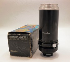 Minolta Microscope Adapter II for SR Series - RARE Collectable - JAPAN NICE 