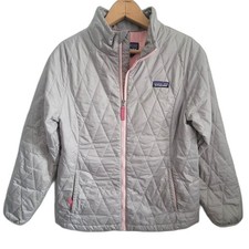 Patagonia Kids Girls Quilted Puffer Jacket Size Xl 14