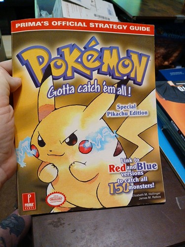 Prima's Official Strategy Guide Pokemon Yellow Special Pikachu Edition No Poster
