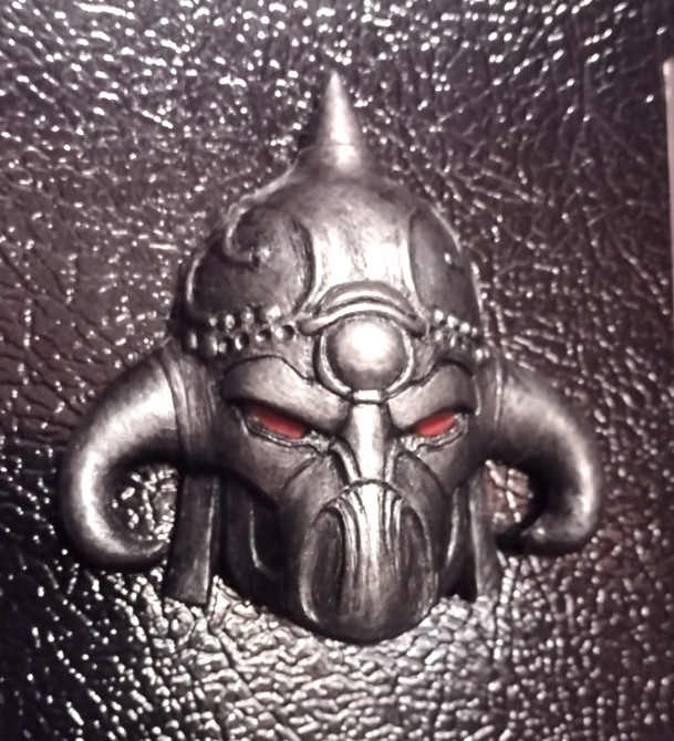 Reaper Fridge Magnet Sculpture Frazetta Style Death Dealer Statue Bust