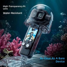 50M Diving Camera Housing Case with Clear Shell for Pocket 4P Gimbals Camera