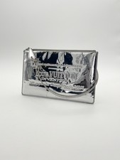 Louis Vuitton Bag Clutch Handbag Miroir Inventeur Pochette Silver Patent Leather