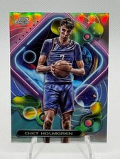Chet Holmgren 2023-24 Topps Cosmic Chrome #86 Refractor Parallel - Thunder