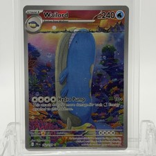 Pokemon TCG Journey Together Wailord #162/159 Illustration Rare LP+