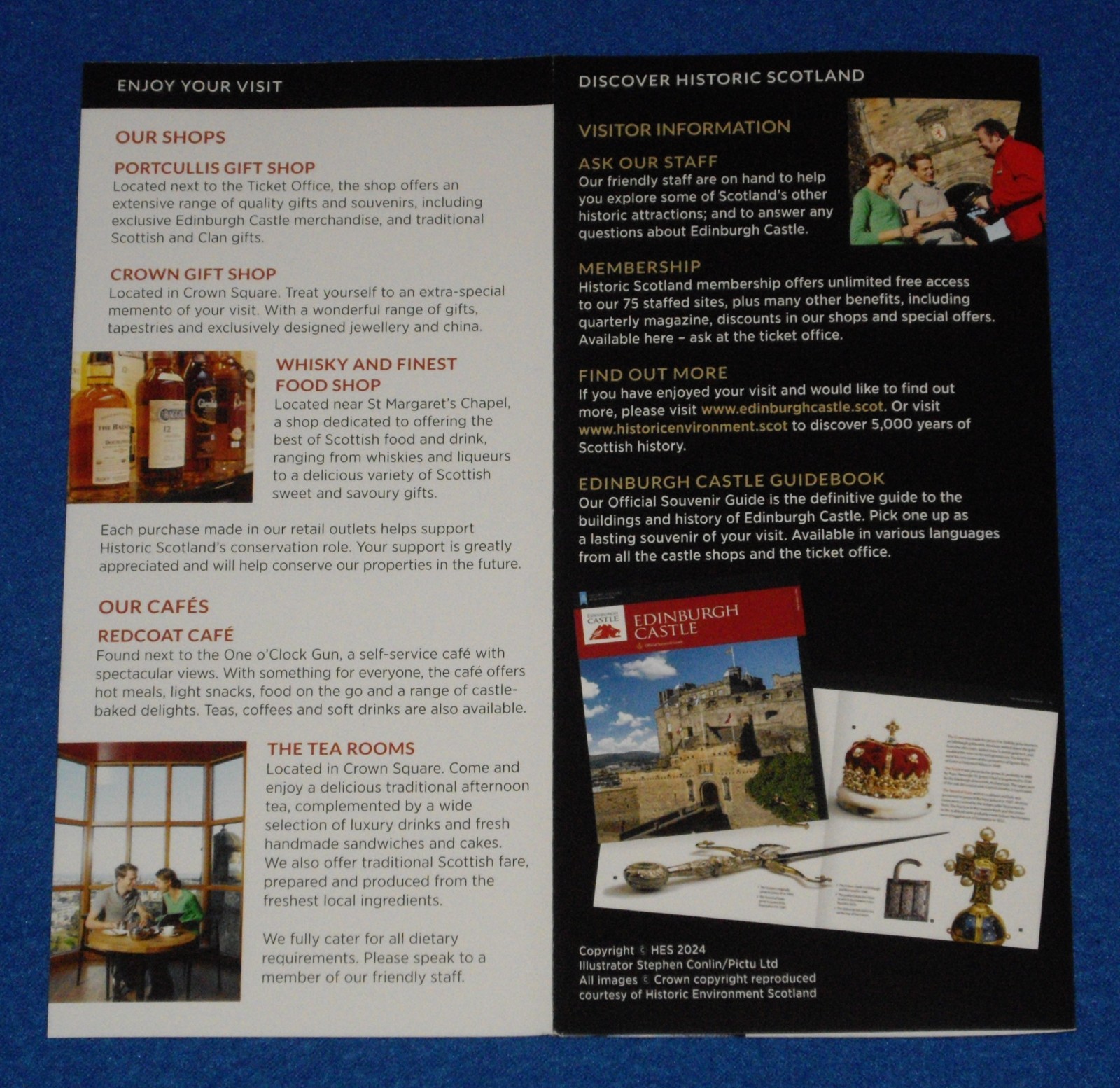 BRAND NEW EXTRAORDINARY SCOTLAND EDINBURGH CASTLE BROCHURE COLLECTOR'S ITEM