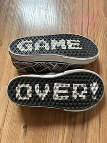 Vans Nintendo NES Controller Game Over Old Skool Toddler Size 7  Kids Sneakers