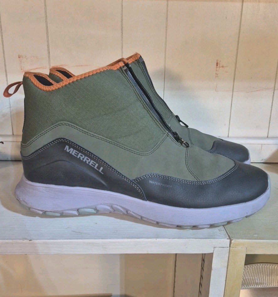 MERRELL FLOAT ECO Stivali da Neve Uomo 13 Cloud Zip Polari Impermeabili 100g Isolamento