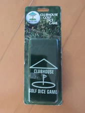 Clubhouse Golf Dice Game COMPLETE dice score pad pencil instructions Bag NEW NIP