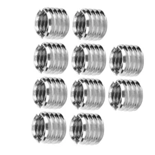 10Pcs Thread Inserts Male Female Reducing Nut Stainless Steel Hardware Repair