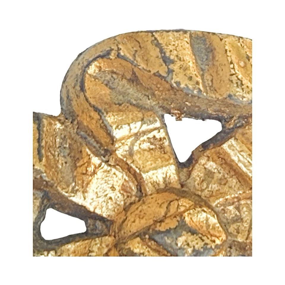 Vintage French Gold Gilt Bronze Metal Ribbon Picture Hook Cover * Price is for 1 - Image 4 of 4