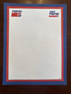 peppeページ Pepsi Diet Pepsi Vintage Letterhead Paper Unused 20 Sheets | eBay