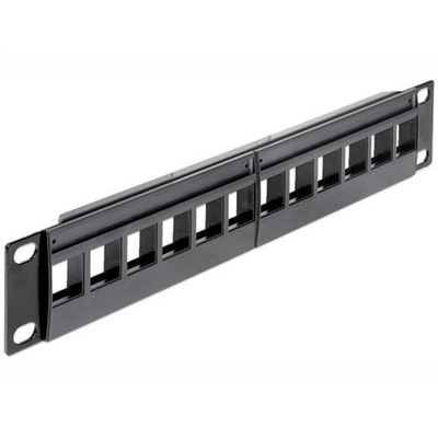 Delock 10'' Keystone Patchpanel 12 Port # 43259