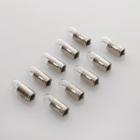 10 X 6V 0,6W 100Ma 0,1A Ba7S 7X20 / Birne Lampe / Lamp Bulb / Skalenlampen